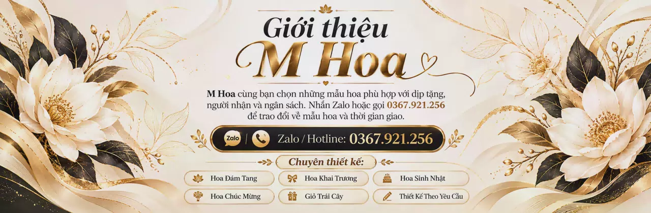 Ảnh bìa Shop hoa tươi Xã Nghĩa Mai Nghệ An - Một món hoa, nhiều điều muốn nói